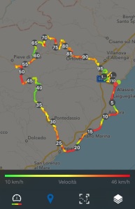 Percorso 112 km, dislivello 1990 mt